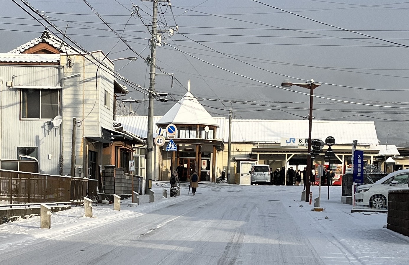 玖珂町の雪景色2
