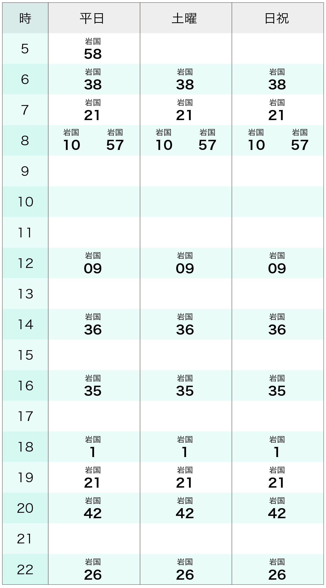 交通情報（岩徳線） | 駅通りに来てみんさい！（山口県岩国市玖珂町に