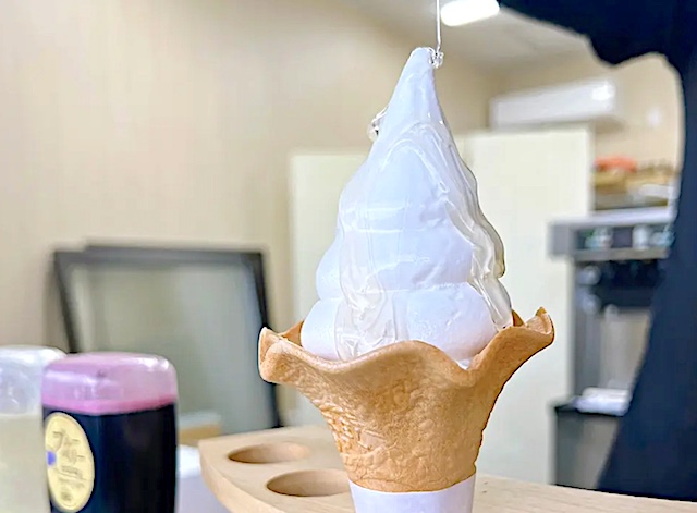 ソフトクリームの写真