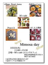 mimosaのチラシ