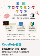 岩国プログラミングのチラシ