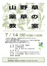山野草チラシ