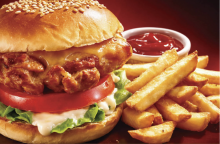 ハンバーガーの写真